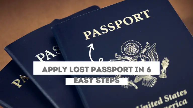 How to Apply for a Lost Passport