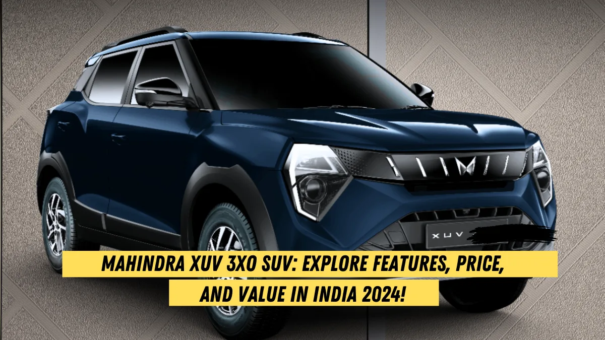 Mahindra XUV 3XO SUV Price in India