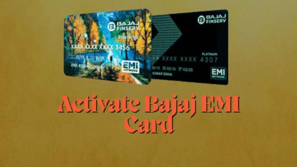 How to Activate Bajaj EMI Card for Online Shopping