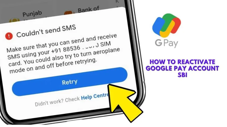 How to Reactivate Google Pay Account SBI - Littbyte