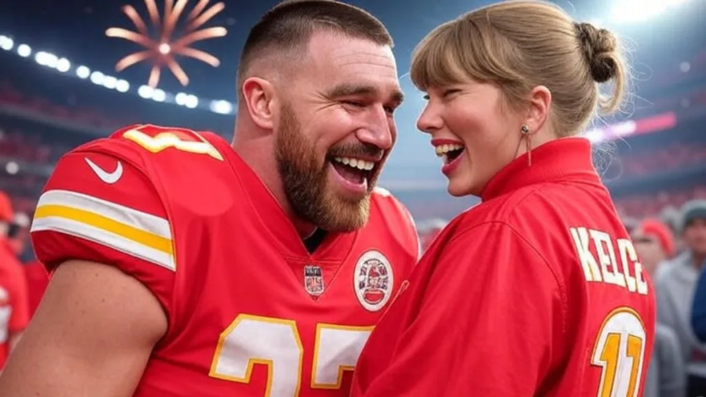 Taylor Swift and Travis Kelce